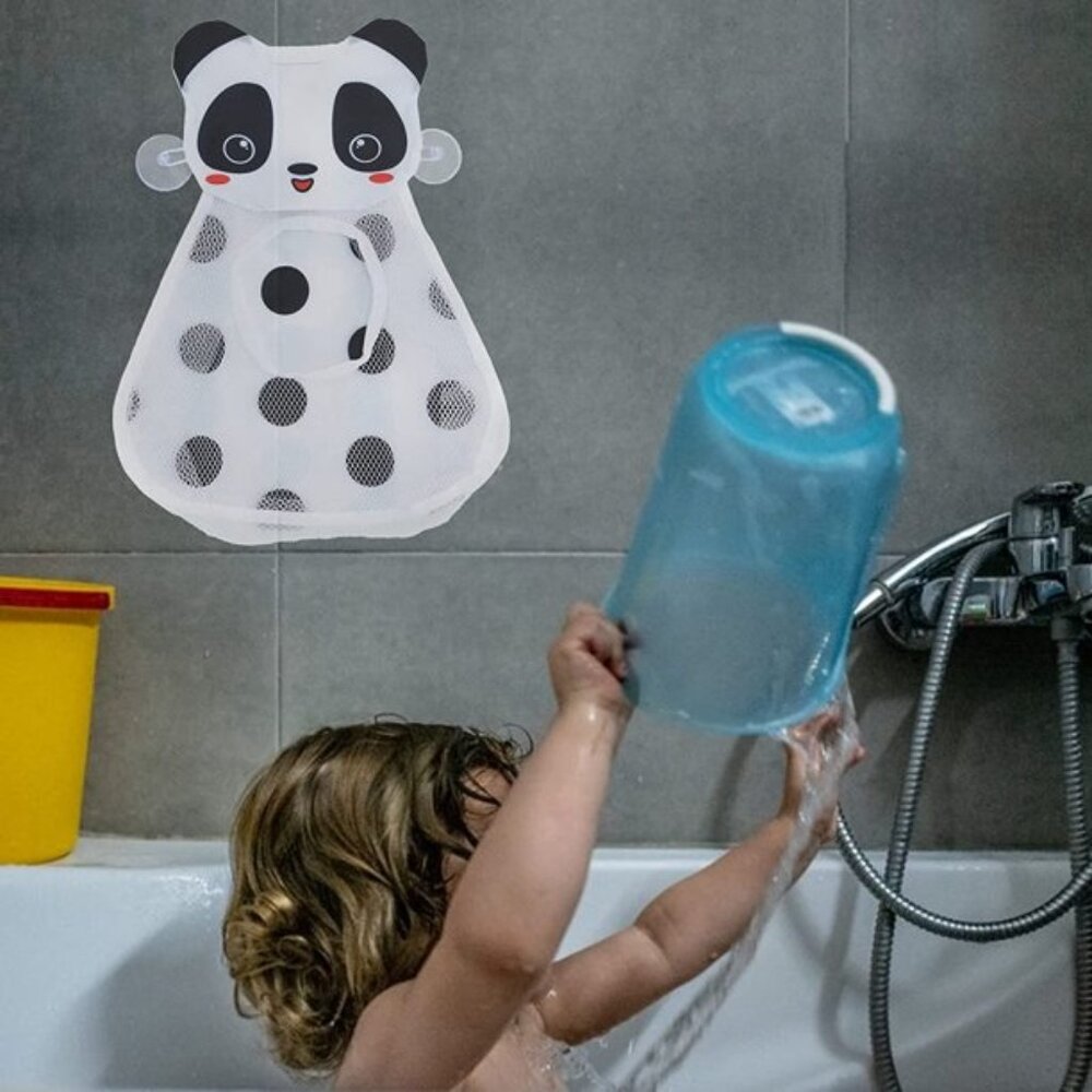 Baby Toy Mesh Storage Bag - Panda
